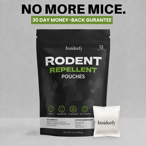 Natural Rodent Repellent Pouches