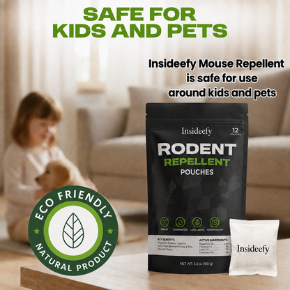 Natural Rodent Repellent Pouches