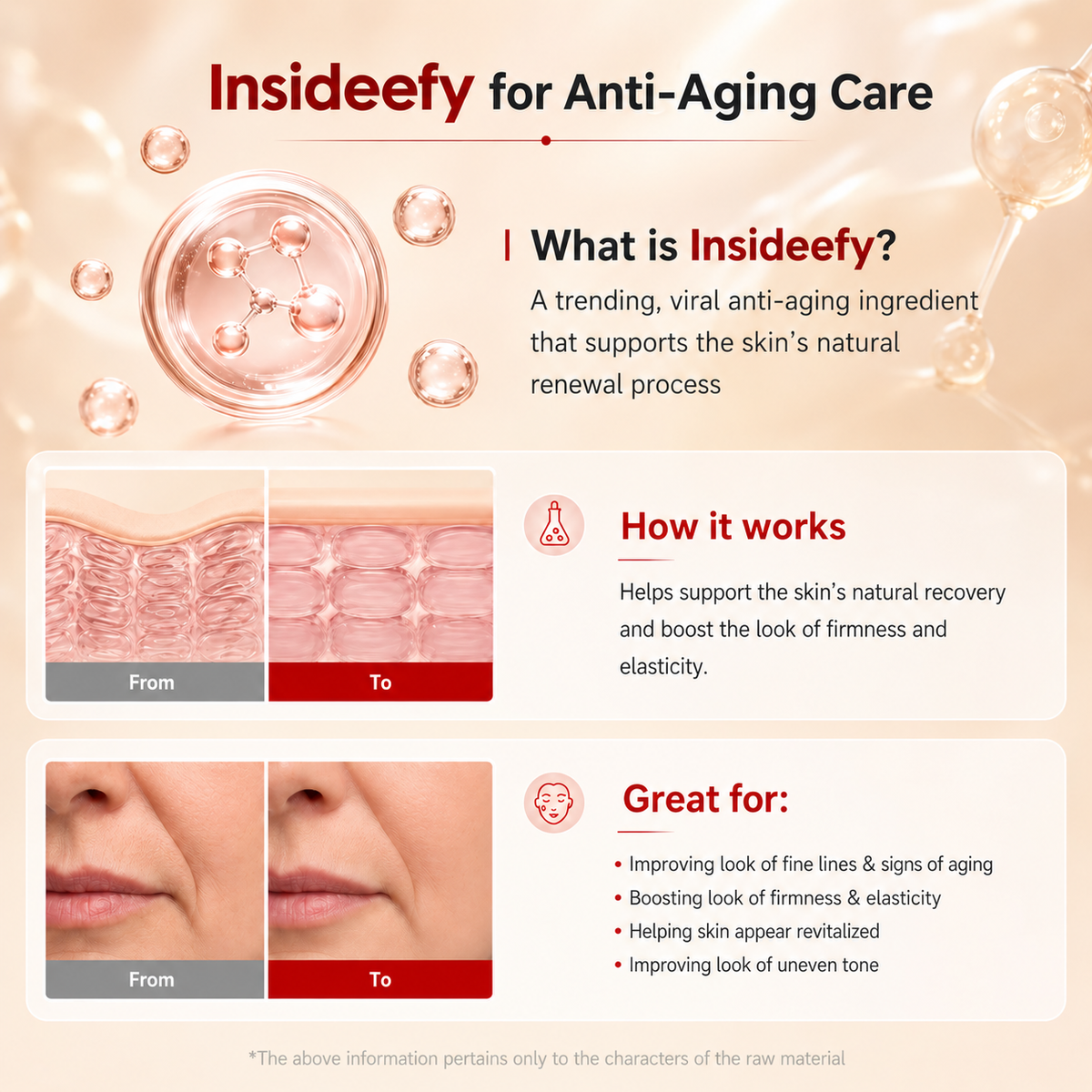 Insideefy EGF Firming Serum| Korean Skincare Visibly Smooth Fine Lines & Bring Back Plump Youthful Radiance